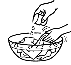 ២. សម្រាប់បោកដោយដៃ